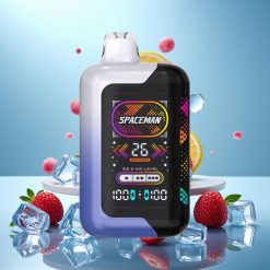 SMOK SPACEMAN SP40000 0% Nikotin Disposable 40000 Puffs Blå Hindbær Is 1000mAh 20ml