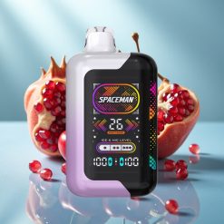 SMOK SPACEMAN SP40000 Zero Nicotine Disposable 40000 Puffs Kirsebær Granatæble 20ml 1000mAh