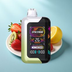 SMOK SPACEMAN SP40000 Zero Nikotin Engangs Vape Jordbær Kiwi 20ml 1000mAh
