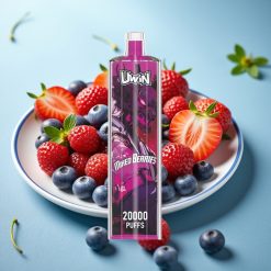 Uwin Shisha Hookah Crystal 20000 Puffs 22ml 650mAh Type-C Mixed Berries