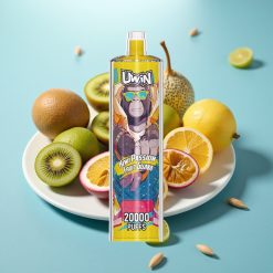 Uwin Shisha Hookah Crystal 20000 Puffs 22ml Kiwi Passionfrugt Guava Type-C Mesh Coil