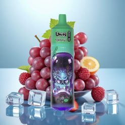 Uwin Tornado 35K Music 600mAh Type-C Grape Is engros Danmark vape