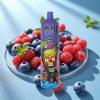 Uwin Tornado 35K Musik Disposable Vape Blåbær Kirsebær Tranebær 600mAh Type-C