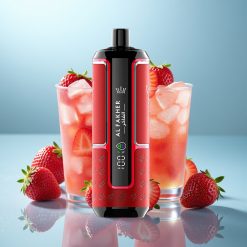 Al Fakher Crown Bar 15K Hypermax 22ml Type-C Jordbær Punch engros Danmark vape