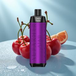 Al Fakher Crown Bar 8000 Crystal Disposable Vape 18ml Kirsebær Fiesta Draw-Activated