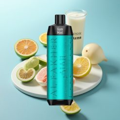 Al Fakher Crown Bar 8000 Crystal Disposable Vape Tyggegummi Mint 18ml 5mg