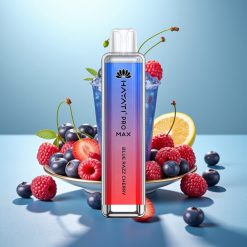 Hayati Pro Max 4000 Puffs Blå Hindbær-Kirsebær Genopladelig Disposable Vape