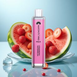 Hayati Pro Max 4000 Puffs Disposable Vape Jordbær Vandmelon 1400mAh Genopladbar