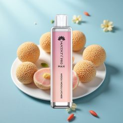 Hayati Pro Max 4000 Puffs Dual 1.1 Ohm Mogu Mogu Litchi TPD-Compliant