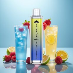 Hayati Pro Max 4000 Puffs Genanvendelig Vape Blå Hindbær Lemonade med 1400mAh