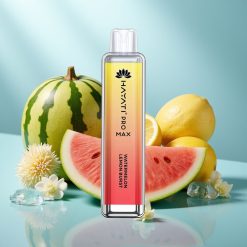 Hayati Pro Max 4000 Puffs Vandmelon Citron Eksplosion Disposable Vape med 1400mAh batteri og LED lys