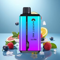 Hayati Pro Ultra 15000 Puffs 2×12ml 2% Blå Sur Hindbær engros Danmark vape