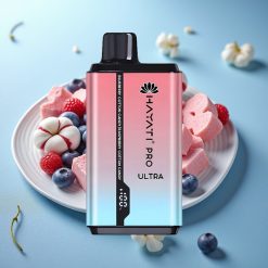 Hayati Pro Ultra 15000 Puffs 2×12ml 2% Blåbær Candy Hindbær Candy