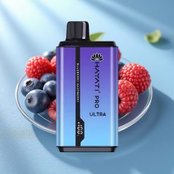 Hayati Pro Ultra 15000 Puffs 2×12ml 2% Blåbær Hindbær engros Danmark vape
