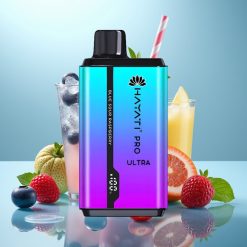 Hayati Pro Ultra 15000 Puffs 850mAh 2×12ml 2% Blåbær Jordbær Mentol Hindbær Mentol