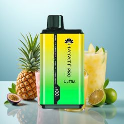 Hayati Pro Ultra 15000 Puffs 850mAh 2×12ml 2% Druer Agurk Æble Ananas Passionsfrugt Lime