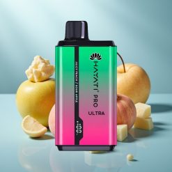Hayati Pro Ultra 15000 Puffs 850mAh 2×12ml 2% Syrlig Æble Juicy Peach